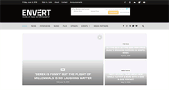 Desktop Screenshot of envertentertainment.com