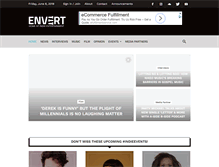 Tablet Screenshot of envertentertainment.com